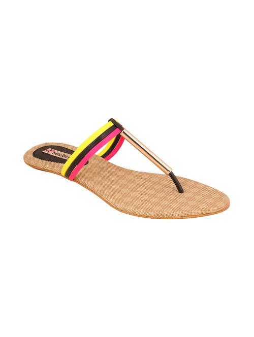 multi colored t-strap sandal - 13009667 - Very Small Image - 1