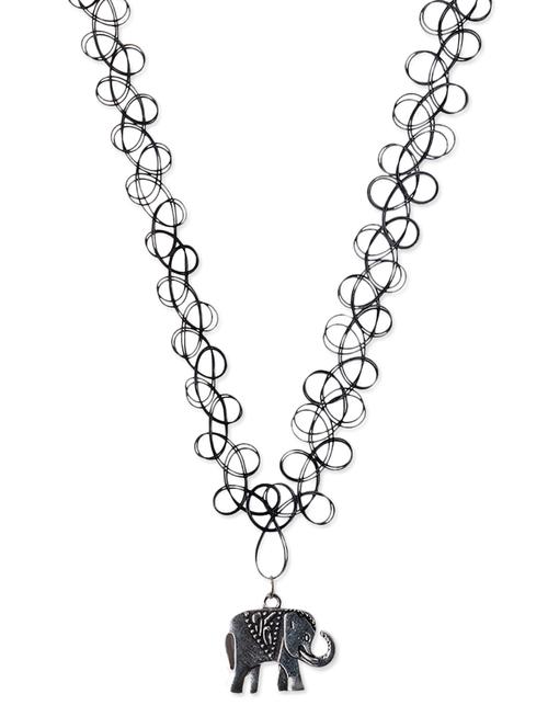 black elephant necklace - 1301157 - Very Small Image - 1