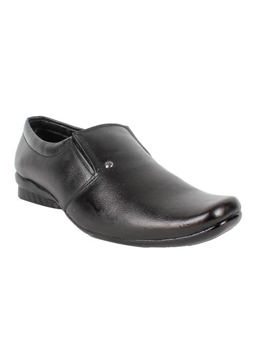 black leather slip on - 13012146 - Very Small Image - 1