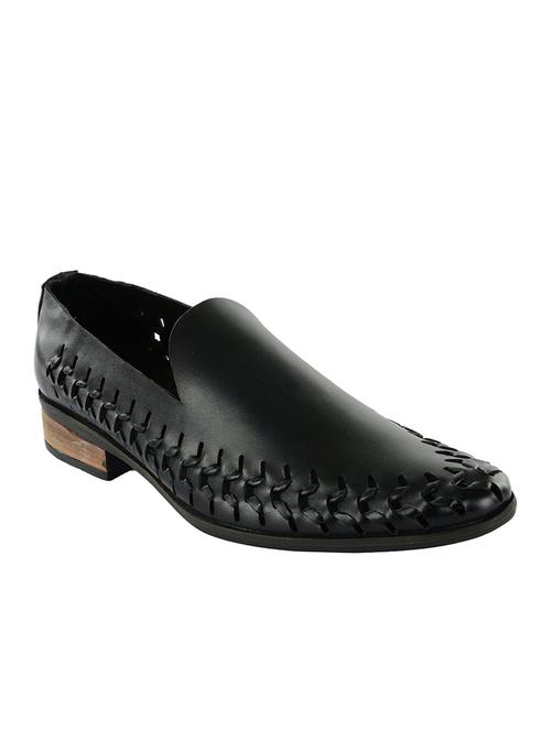 black leather slip on - 13017218 - Very Small Image - 1