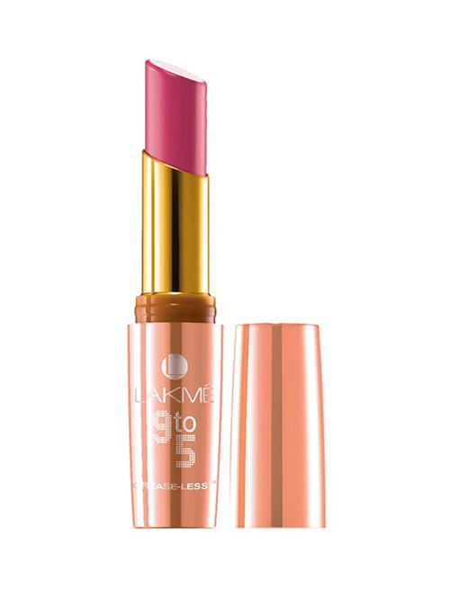 Lakme 9 To 5 Creaseless Creme Lip Color 3.6 G (cp13 Rose Alert) - 13020758 - Very Small Image - 1