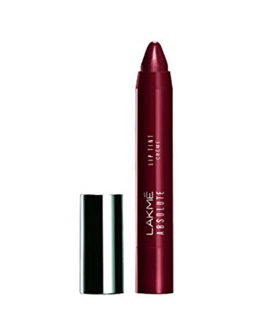 lakme absolute lip pout creme lip color 3.5 g (plum rush) - 13020843 - Very Small Image - 1