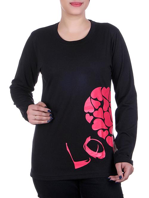 black printed cotton top - 13023023 - Very Small Image - 1