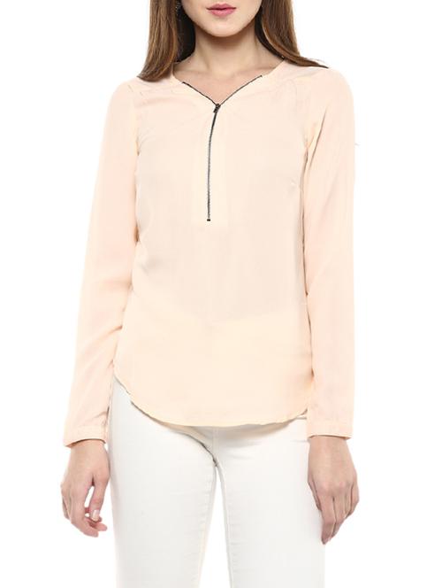 long sleeved solid top  - 13023194 - Very Small Image - 1