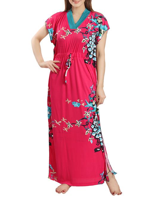 pink satin gowns - 13023242 - Very Small Image - 1