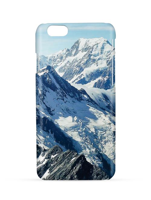 multicoloured polycarbonate mountain pattern mobile back case cover for apple i phone 6 - 1302512 - Very Small Image - 1