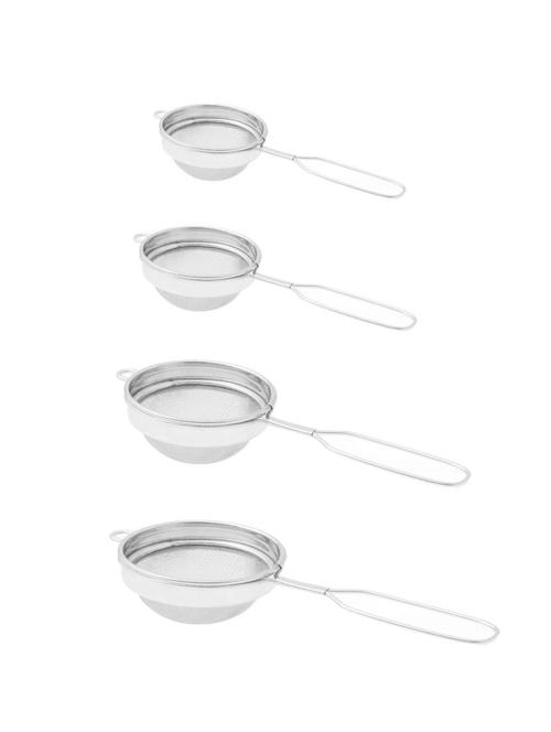 set of 4 classic wire handle tea strainers - 13025439 - Very Small Image - 1