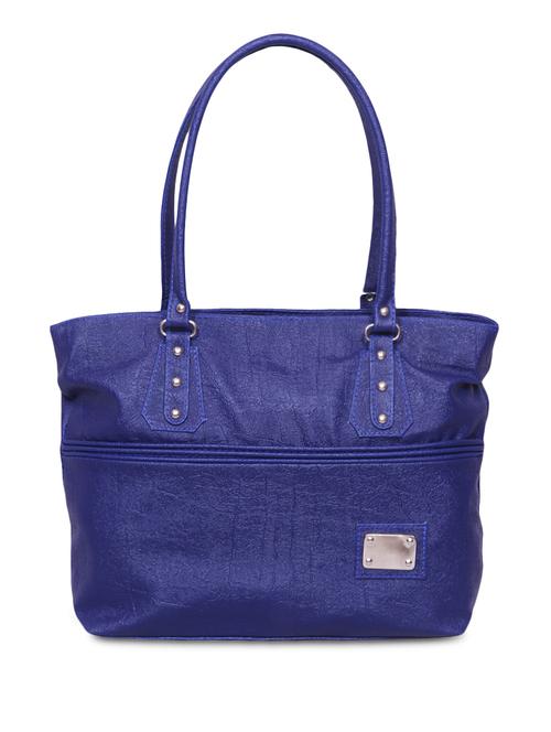 blue canvas and polyester plain handbag - 1302592 - Very Small Image - 1