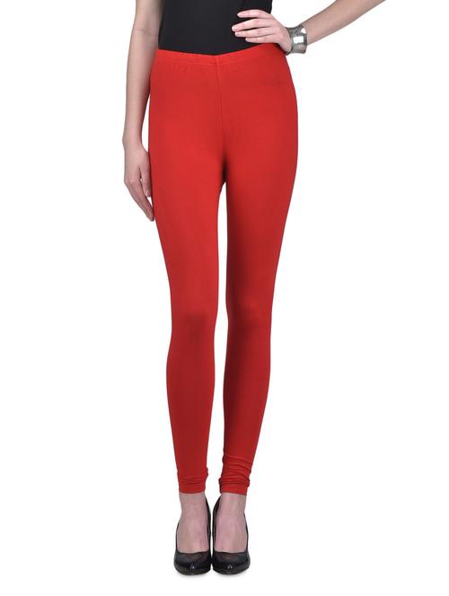 red  viscose lycra leggings - 1302914 - Very Small Image - 1