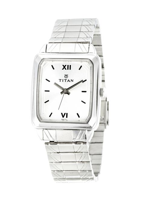 titan karishma analog silver dial men's watch - ne1581sm01 - 13029212 - Very Small Image - 1