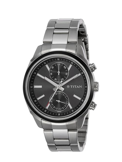 titan neo chronograph black dial men's watch-1733km01 - 13029312 - Very Small Image - 1