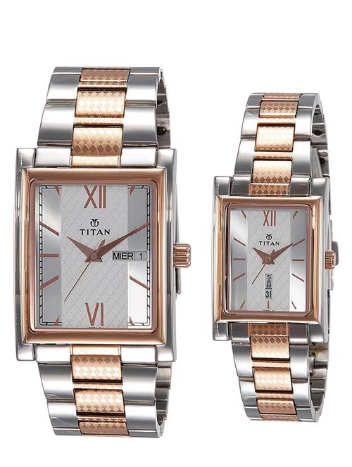 titan analog multi-colour dial unisex watch-900242562km01 - 13029360 - Very Small Image - 1