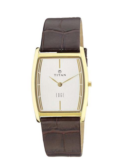 titan edge analog silver dial men's watch - nc1044yl06 - 13029367 - Very Small Image - 1