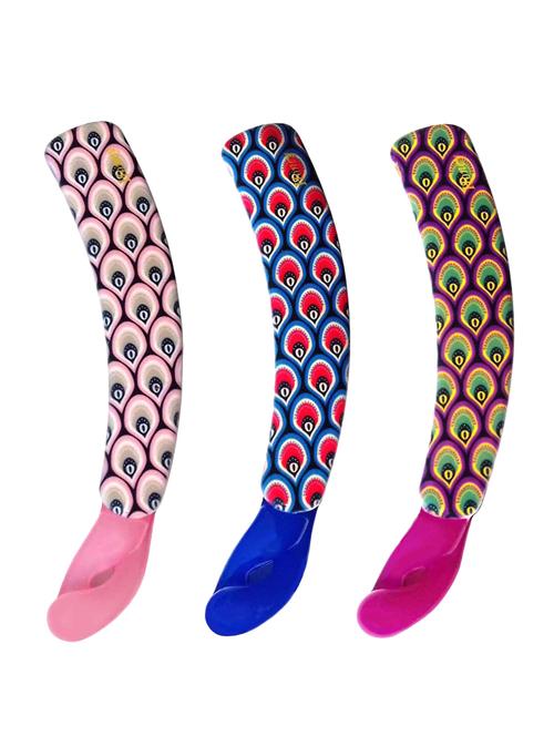 combo of 3 multicolour banana hair clips - 13045356 - Very Small Image - 1