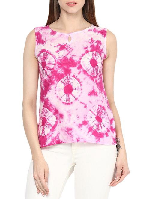 pink cotton straight top - 13046671 - Very Small Image - 1
