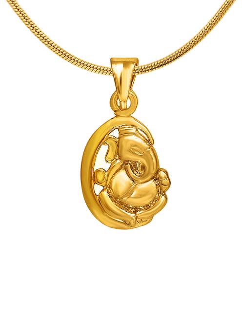 gold brass pendant - 13047332 - Very Small Image - 1