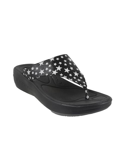 black pu sandals - 13051139 - Very Small Image - 1