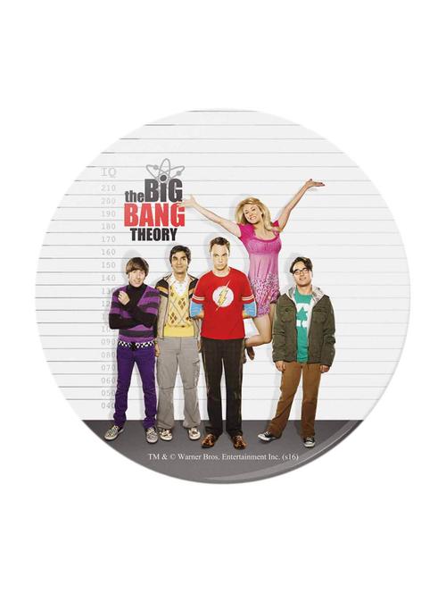 the big bang theory - iq fridge magnet  licensed by warner bros - 13052975 - Very Small Image - 1