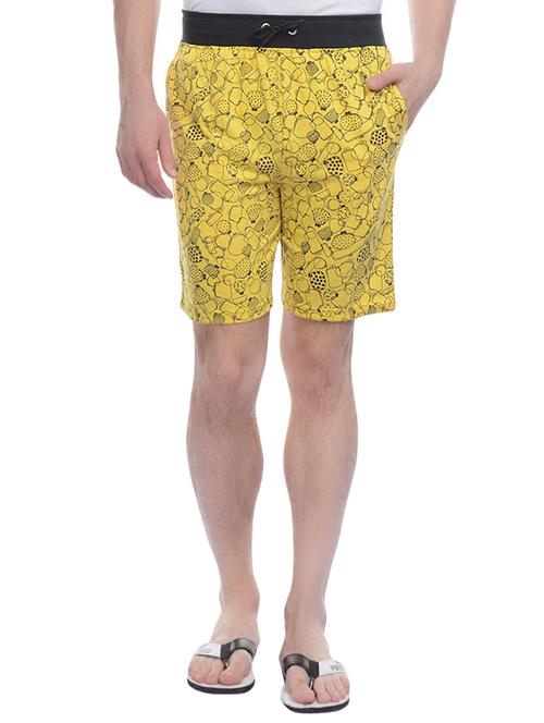 yellow cotton shorts - 13055313 - Very Small Image - 1