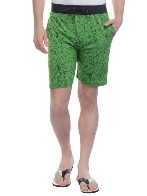 green cotton shorts - 13055316 - Very Small Image - 1