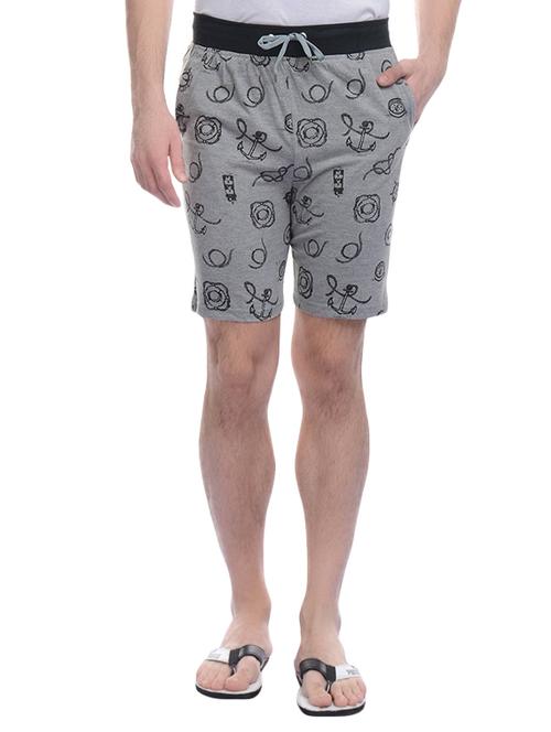 grey cotton shorts - 13055332 - Very Small Image - 1