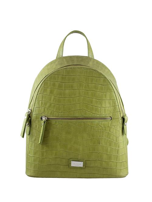 green leather backpack - 13056418 - Very Small Image - 1