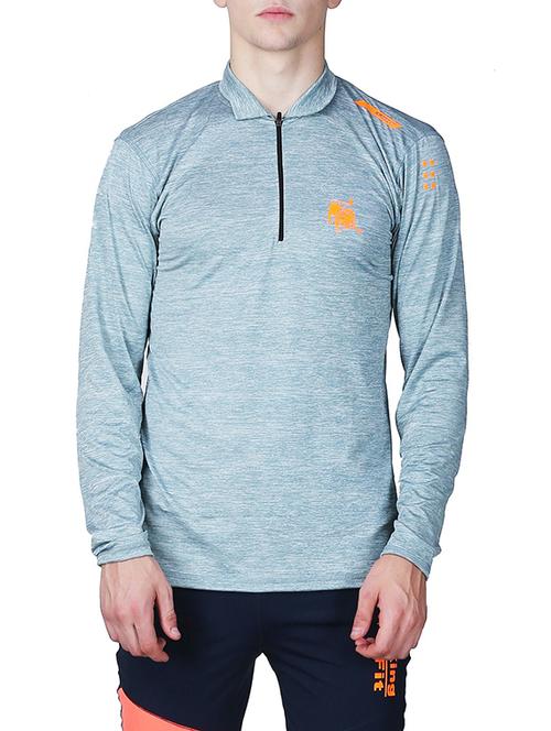 blue polyester t-shirt - 13058917 - Very Small Image - 1