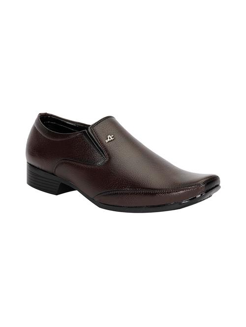 brown leatherette slip on - 13062664 - Very Small Image - 1