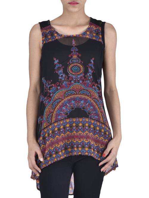 black printed top - 1306574 - Very Small Image - 1