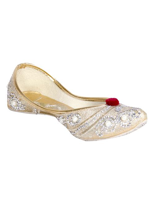 gold slip on jutis - 13068401 - Very Small Image - 1