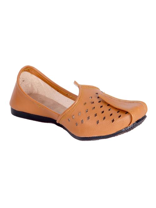 tan leatherette slip on juti - 13068450 - Very Small Image - 1