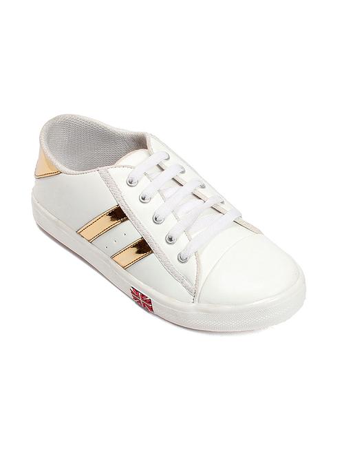 white pu sneakers - 13070133 - Very Small Image - 1
