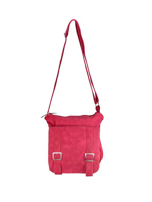 pink cotton messenger sling bag - 13070620 - Very Small Image - 1