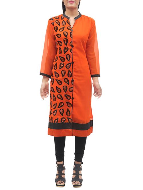 printed straight kurta  - 13070936 - Very Small Image - 1