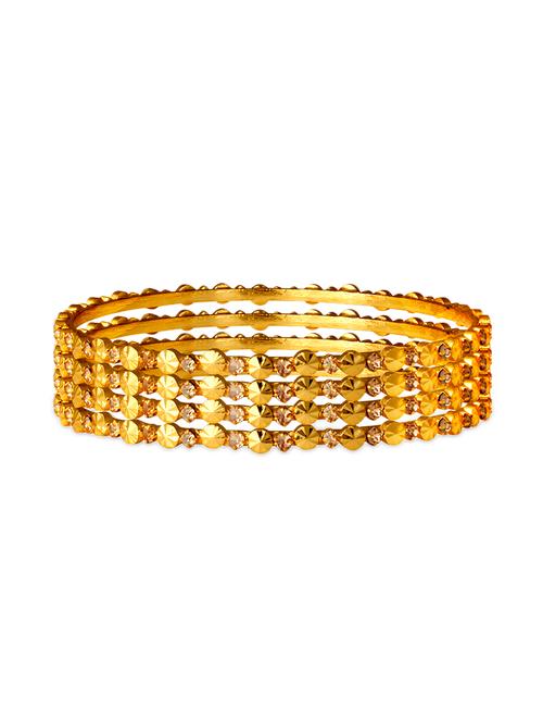 Gold Brass Bangle - 13071068 - Very Small Image - 1