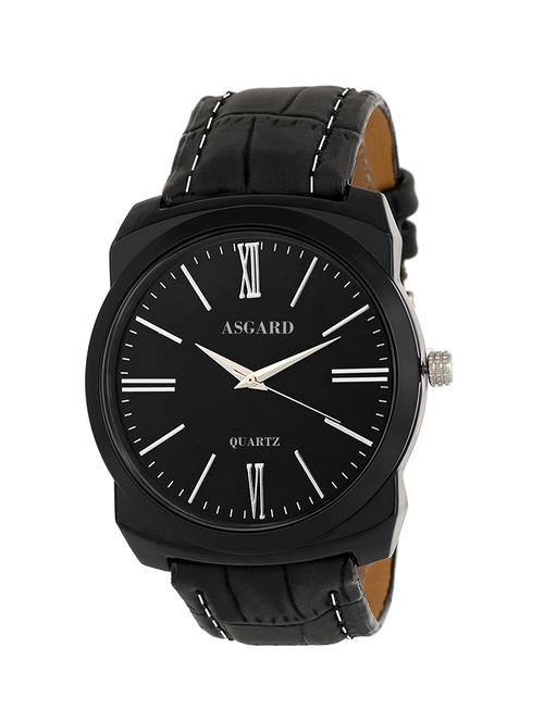 asgard® black dial watch for men, boys-99-bat - 13071750 - Very Small Image - 1