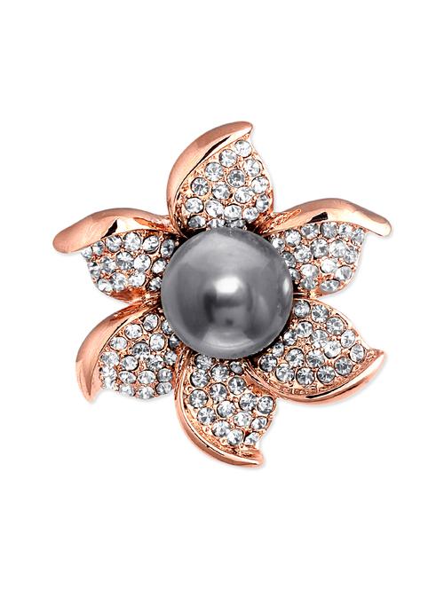 gold metal brooch - 13072205 - Very Small Image - 1