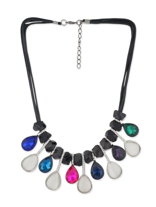 multi colored metal short necklace - 13075863 - Very Small Image - 1