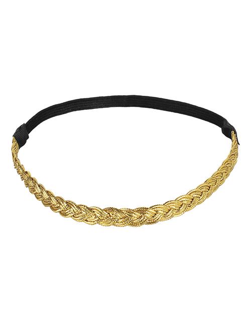 ilu head chain headband hairband wedding bridal hair accessories golden - 13076663 - Very Small Image - 1