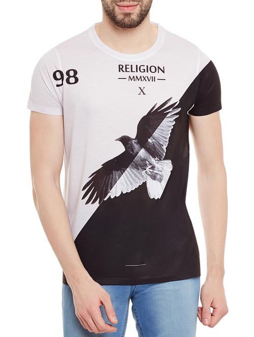 monochrome printed t-shirt - 13077475 - Very Small Image - 1