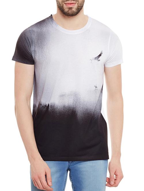 monochrome white polyester  t-shirt - 13077492 - Very Small Image - 1