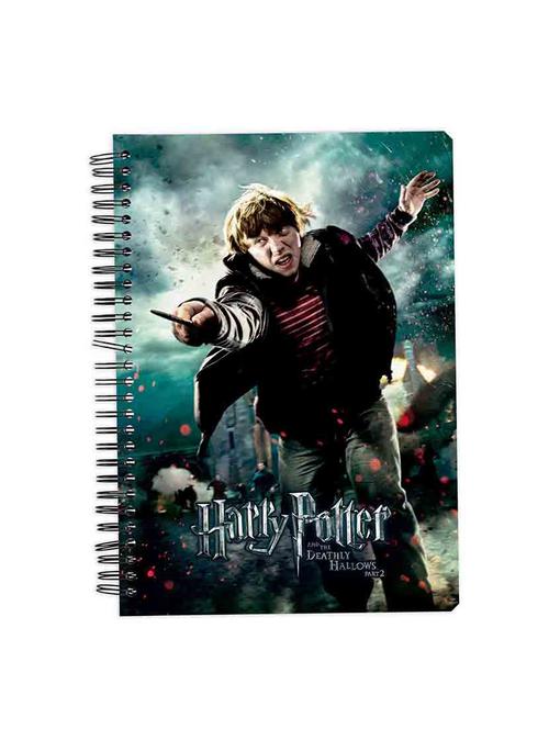 official"harry potter" ron in action notebook  licensed by warner bros, usa - 13077723 - Very Small Image - 1