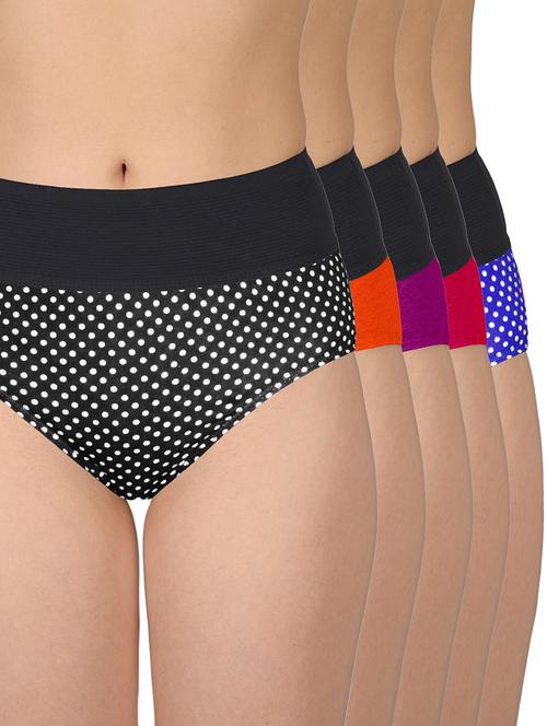 set of 5 multicolored cotton panties - 13081662 - Very Small Image - 1
