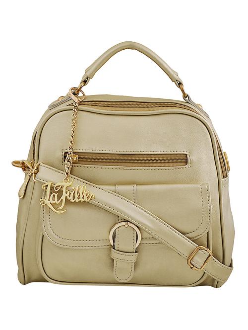 gold leatherette  handbag - 13088231 - Very Small Image - 1