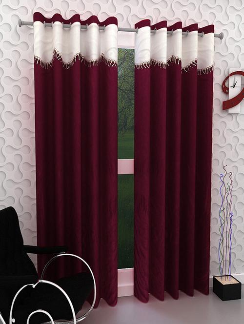 tanishka fabs curtain set of 2 - 13090765 - Very Small Image - 1
