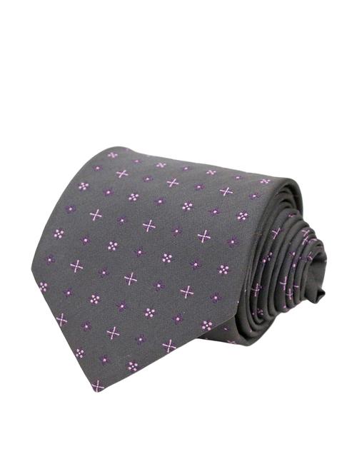 grey micro fiber tie - 13092352 - Very Small Image - 1
