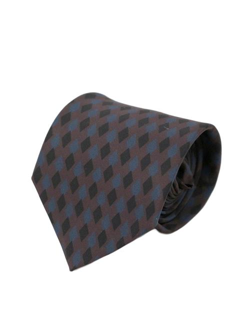 brown micro fiber tie - 13092371 - Very Small Image - 1