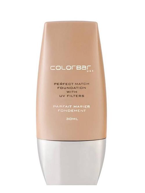 colorbar perfect match foundation new foundation (nude beige, 30 ml) - 13093188 - Very Small Image - 1