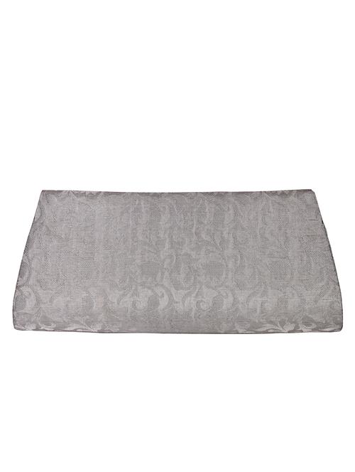 silver leatherette clutch - 13093619 - Very Small Image - 1