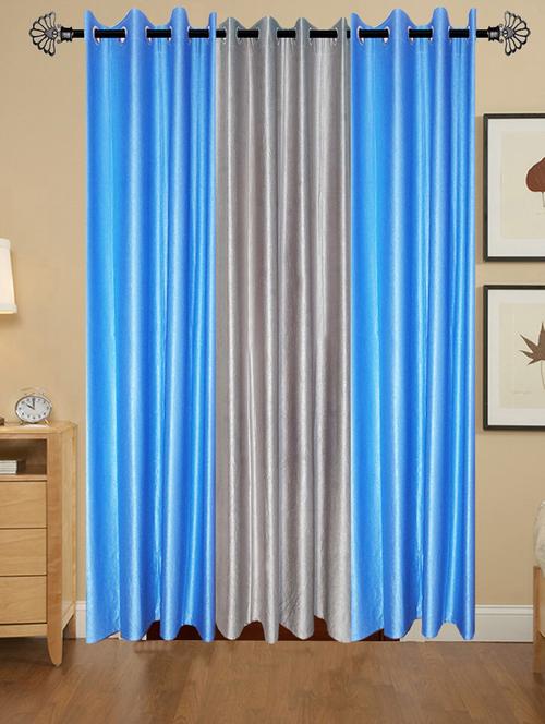 solid crush door curtain set of 3  84 x 48 in(size : 213 x 122 cm) - 13096071 - Very Small Image - 1